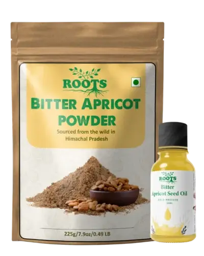Buy Bitter Apricot Powder & Oil Combo