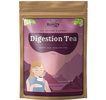 Gut Harmony Tea | Herbal Digestion & Bloating Relief | Ginger, Fennel, Ajwain, Mint | Caffeine-Free Detox Tea